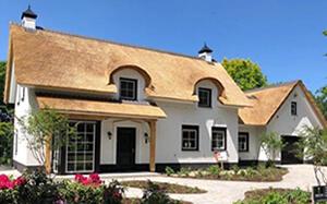 Aanleg nieuw rieten dak